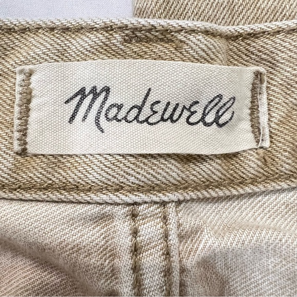 Madewell The Perfect Vintage Wide Leg Jeans Size 27 Tan High Rise Wide Leg Denim - Picture 9 of 14